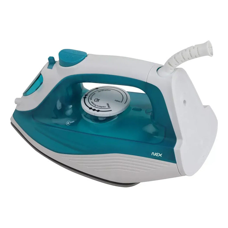 Plancha A Vapor Antiadherente 1500 210 Ml Celeste