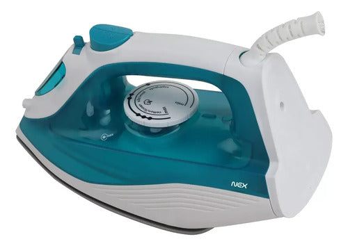 Plancha A Vapor Antiadherente 1500 210 Ml Celeste