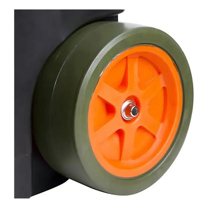 Caja De Herramientas Organizador 2ruedas 25pulgadas Bauker Verde
