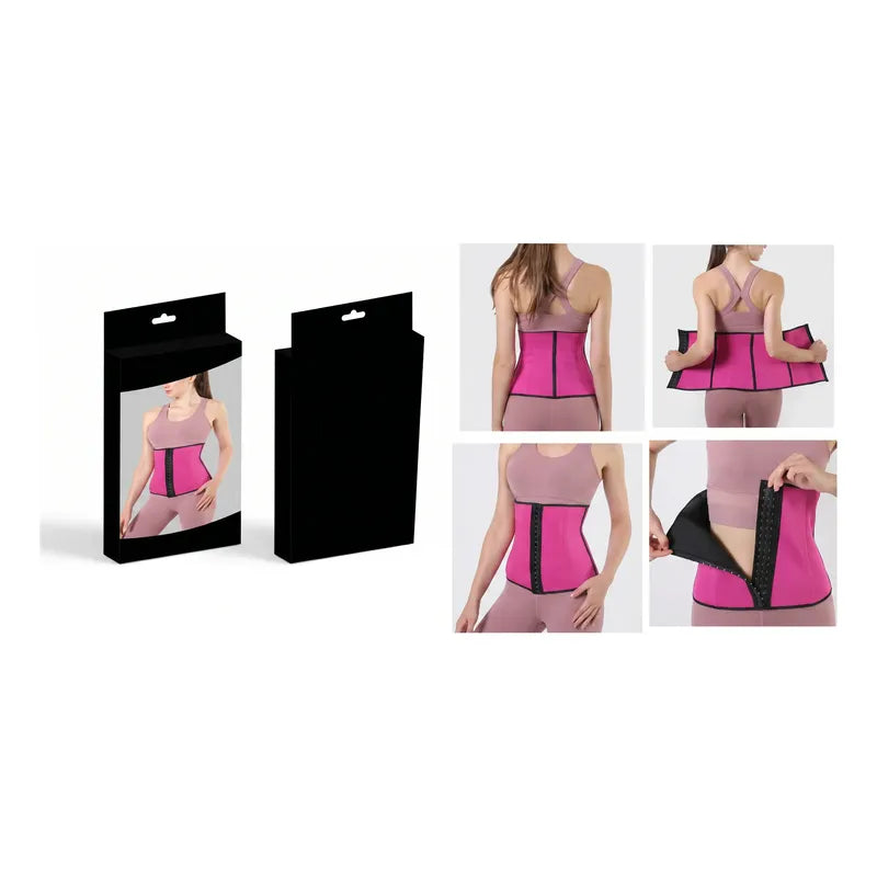 Faja Reductora Cinturilla Reloj Arena Color Rosa Rosa Chicle Estandar