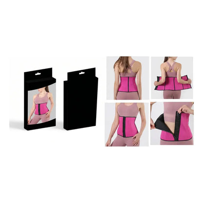 Faja Reductora Cinturilla Reloj Arena Color Rosa Rosa Chicle Estandar