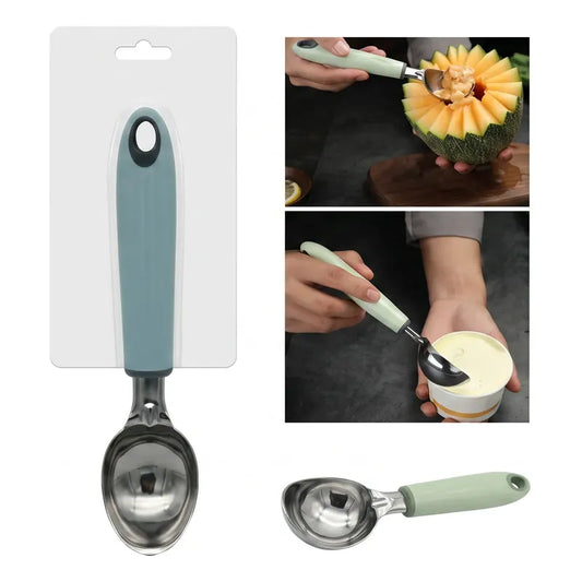 Cuchara para Helado Acero Inoxidable Verde Menta