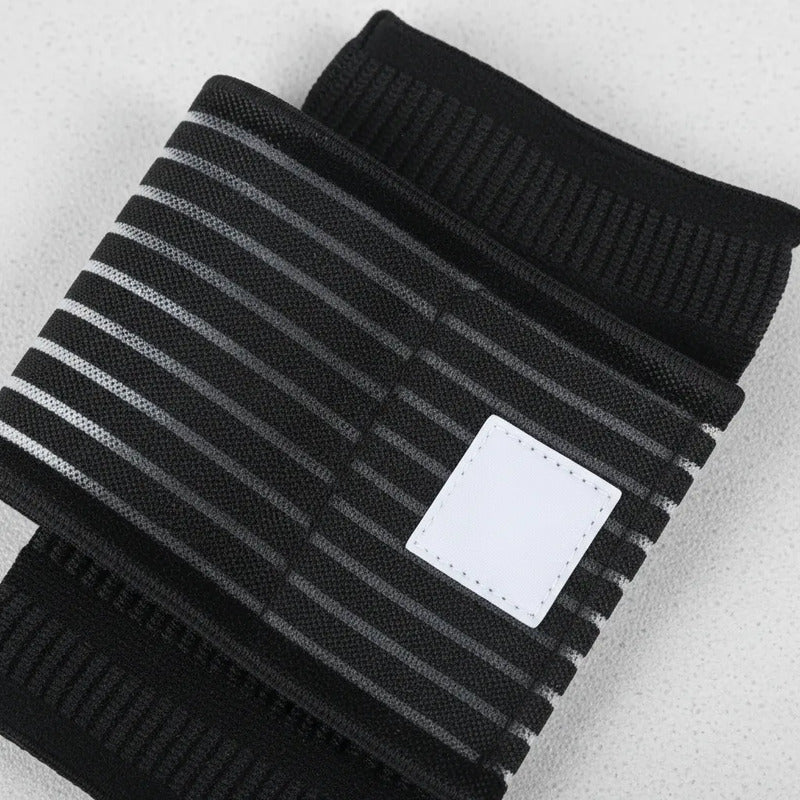 Muñequera Venda Elástica De Compresión Soporte Palma Mano Negro M