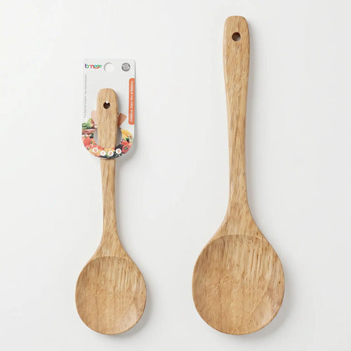 Cuchara De Bambu 31cmx8cm Para Cocinar Utensilio De Madera Madera