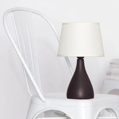 Lámpara De Mesa 33 Cm 60 W. Beige