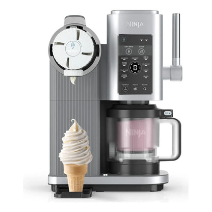 Máquina De Helado Swirl Ninja, Para Barquillos Gris 60