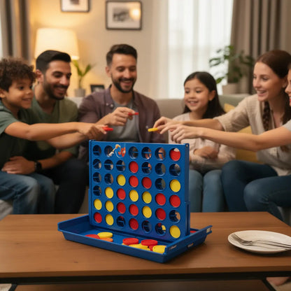 Conecta 4 Juego Viaje Familiar Estrategia Portátil