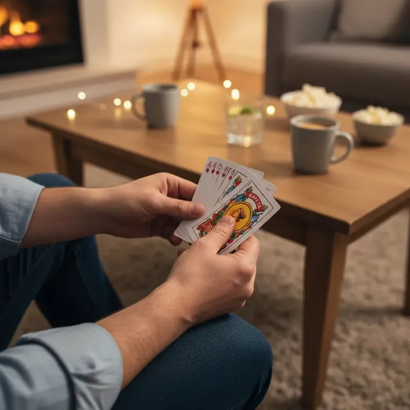 Naipes Españoles Juego Cartas Mesa Familiar Blanco Español