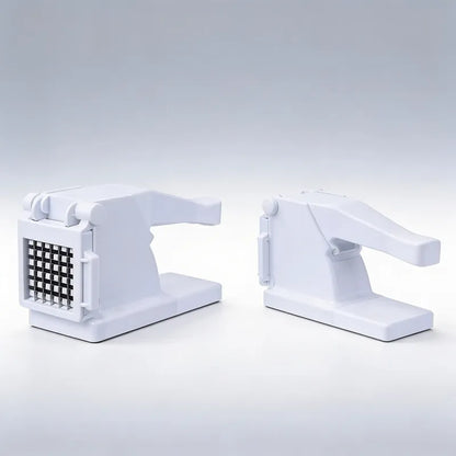 Cortador Picador De Papas Fritas Material Acero Inoxidable Blanco