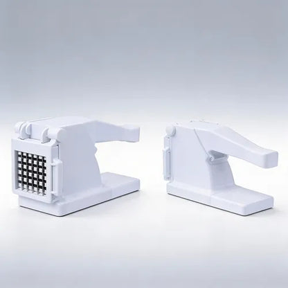 Cortador Picador De Papas Fritas Material Acero Inoxidable Blanco