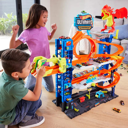 Hot Wheels City Pista De Juguete Ultimate Garage Escala 1:64 Multicolor