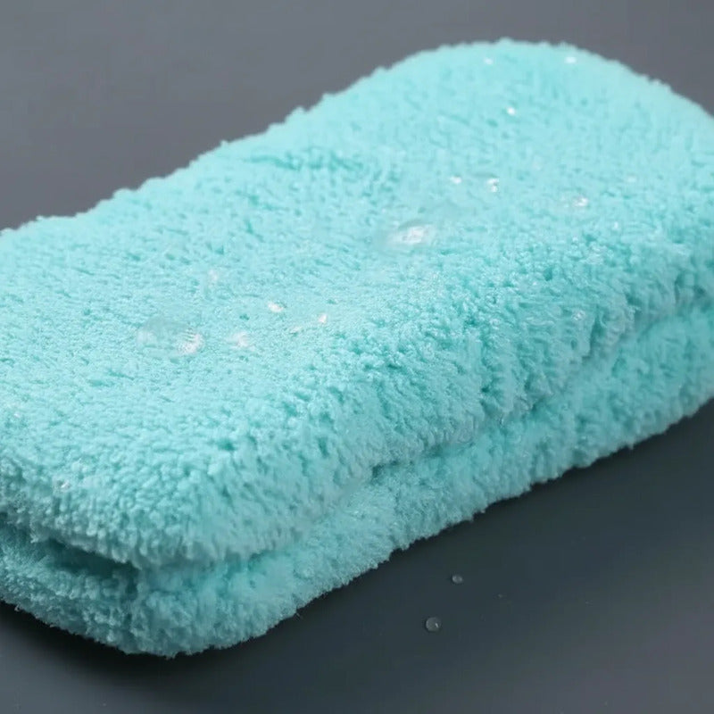 Esponja De Microfibra Para Carro 24cm X 11cm Celeste