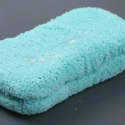 Esponja De Microfibra Para Carro 24cm X 11cm Celeste