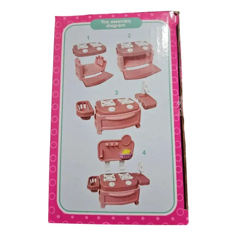 Set Chef De Cocina 20 Piezas Para Niñas Rosa