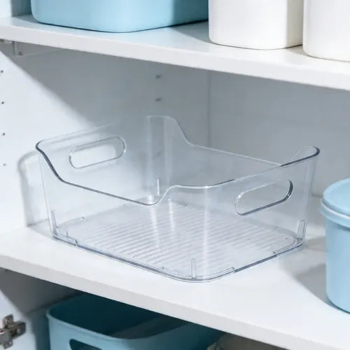 Caja Organizadora Refrigerador 30 Cm Transparente Contenedor Transparente