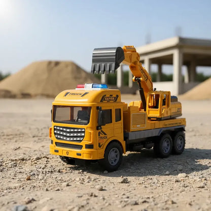 Juguete Camion Excavadora A Control Remoto Amarillo Camion Excavadora