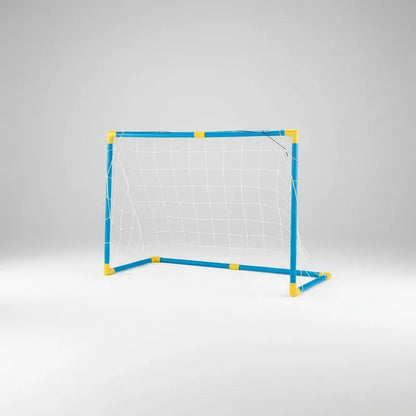 Arco De Fútbol Infantil 120 X 61 X 61 Cm | Portería Con Red Azul