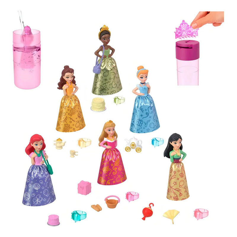 Disney Princesa Muñeca Color Reveal Real Temática Fiesta