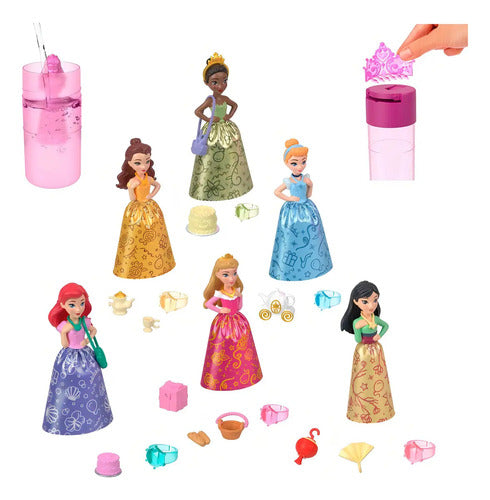 Disney Princesa Muñeca Color Reveal Real Temática Fiesta