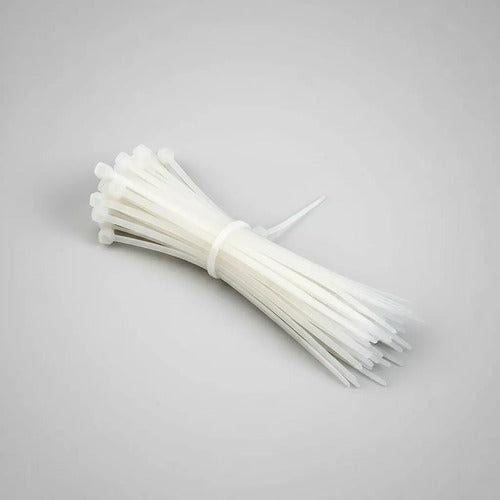 Amarra Plástica, Precintos Nylon 7.2mm X 350mm, 15 Unidades Blanco