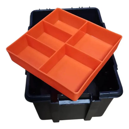 Caja Para Herramientas Pequeñas 22x15,6x12cm Negro