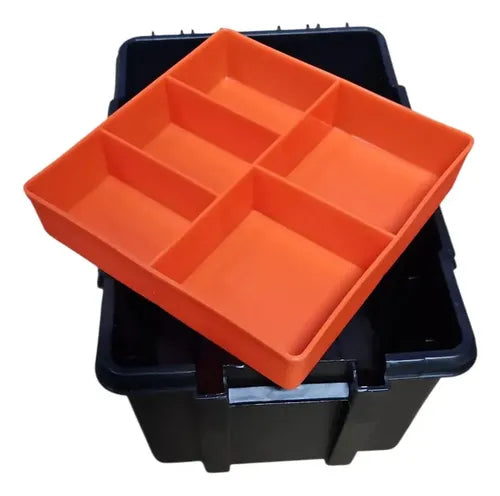 Caja Para Herramientas Pequeñas 22x15,6x12cm Negro