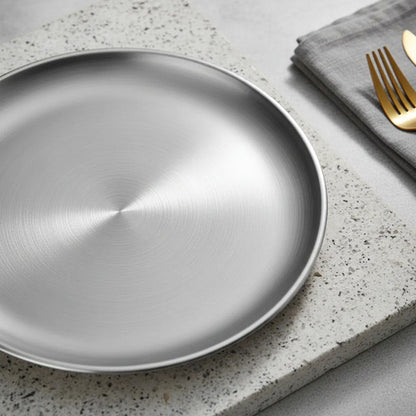 Pack 4 Platos Acero Inoxidable 17cm Cocina Acero Inoxidable Plato