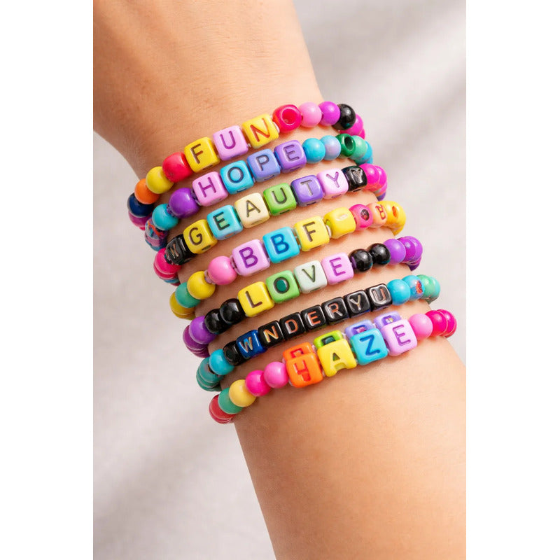 Set De Pulseras Y Mostacillas So Beads