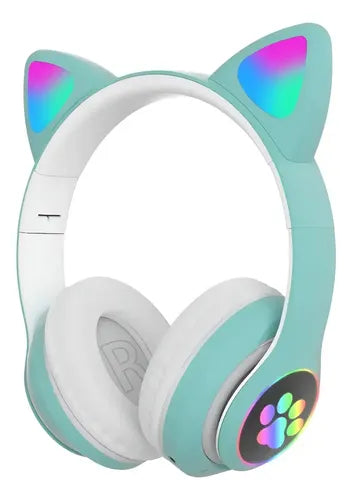 Auriculares Inalámbricos Gato Gaming Stn-28 Led-niña