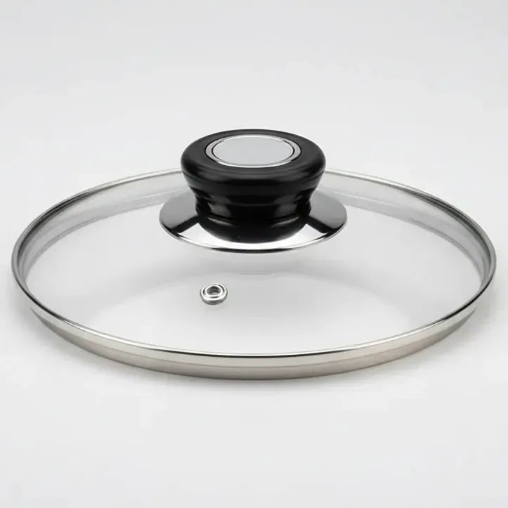 Pack 2tapa De Cristal 18 Cm Para Sartén, Ollas Vidrio