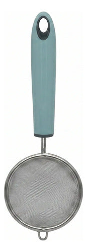 Colador Acero Inoxidable Multifuncional 25cm Azul Petróleo