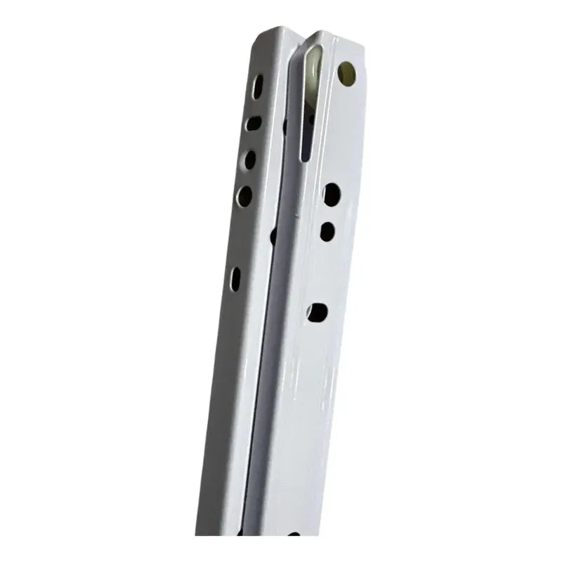 Pack 2 Corredera O Riel Blanco Para Cajón 30 Cm Blanco