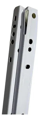 Pack 2 Corredera O Riel Blanco Para Cajón 30 Cm Blanco