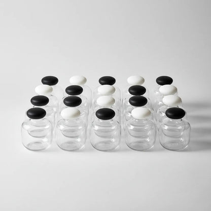 Pack 12 Botellas De Vidrio 125ml Tapa Rosca Hermética Vidrio