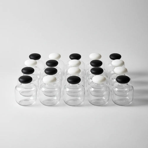 Pack 12 Botellas De Vidrio 125ml Tapa Rosca Hermética Vidrio