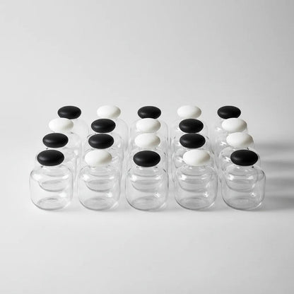 Pack 12 Botellas De Vidrio 125ml Tapa Rosca Hermética Vidrio