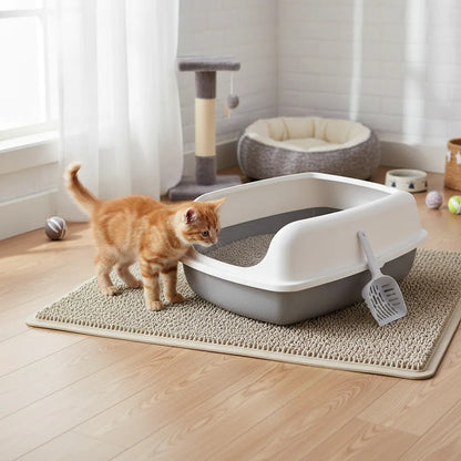 Arenero Grande Gato Xl Bandeja Sanitaria 56x42 Antiderrame