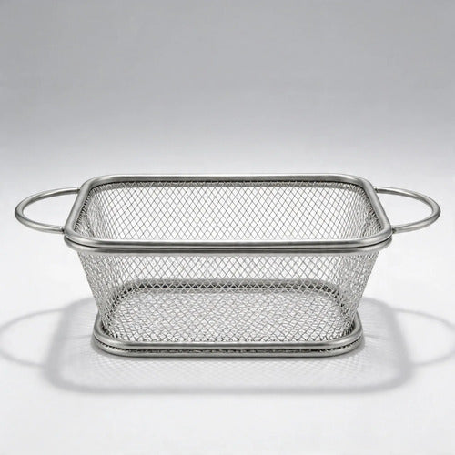 Canasto Canastillo Freidor Papas Fritas 9x10 Cm Cesta Metal