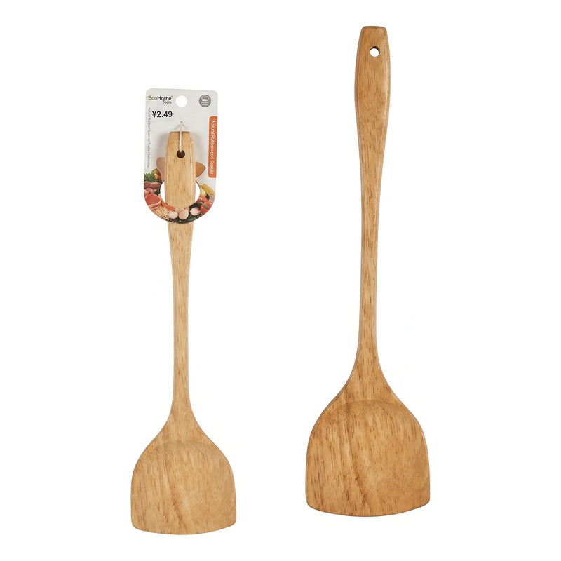 Paleta De Bambu 39cm Para Cocinar Utensilio Bambú