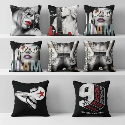 Pack X6 Fundas De Cojines 45x45 Cm, Súper Suaves-fashion Fashion