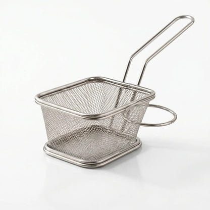 Canasto Canastillo Freidor Papas Fritas 9x10.5 Cesta Metal