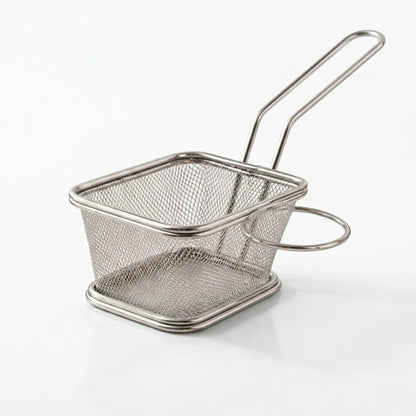 Canasto Canastillo Freidor Papas Fritas 9x10.5 Cesta Metal
