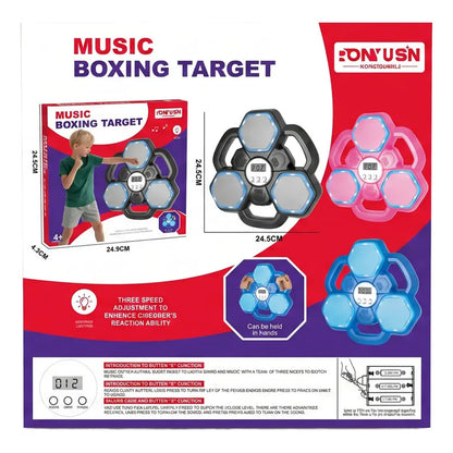 Máquina De Boxeo Musical Juego Con Bluetooth Luz Varios