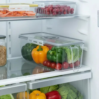 Caja Organizadora Para Refrigerador 9cmx28cmx9.5cm Transparente