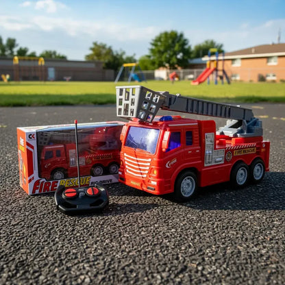Camion De Bombero Con Luces Y Sonido Bombero Rojo