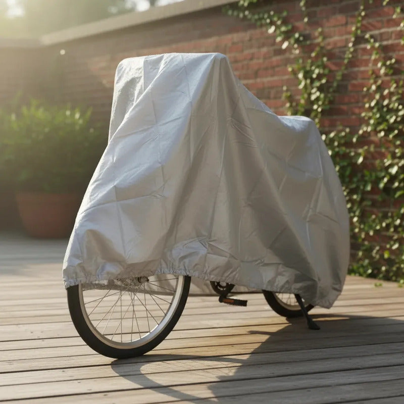 Funda Para Bicicleta Impermeable 100x200cm Gris L