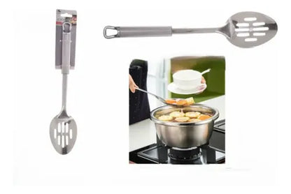 Cuchara Para Servir De Acero Inoxidable Cucharas Ranuradas Acero Inoxidable