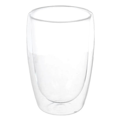 Pack 4 Vasos Doble Fondo 450ml 14cm X 8.5cm Vidrio