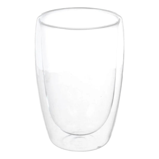 Pack 4 Vasos Doble Fondo 450ml 14cm X 8.5cm Vidrio