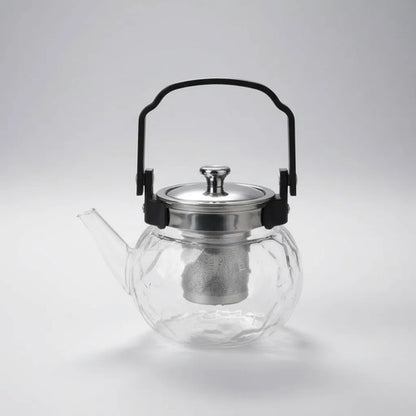 Tetera Infusor De Vidrio Té Infusor Acero Inoxidable 1.5 Ml Transparente